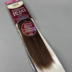 14"s Idol Remi #F4/30 Brown & Honey Yaki Indian Remy Hair Extensions